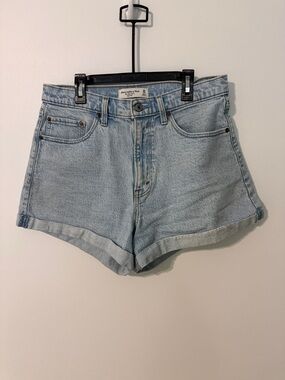Abercrombie & Fitch Mom High Rise Shorts Curve Love